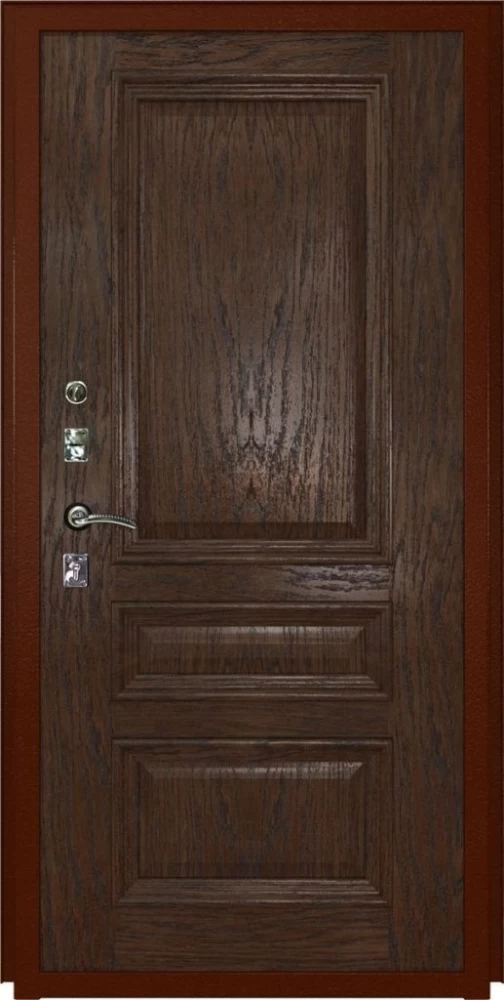 Входная дверь ДвериПРО Берген Фараон-2 (16мм, мореный дуб) DPRO195853 внутренняя сторона