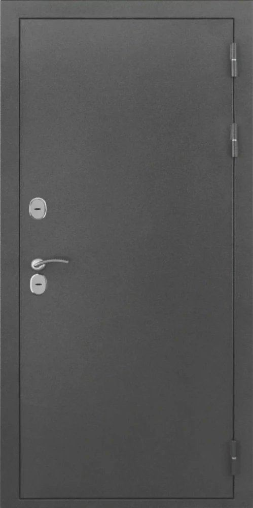 Входная дверь ДвериПРО L-Термо серебро ФЛ-659 (12мм, nussbaum+черная патина винорит) DPRO198098 внешняя сторона