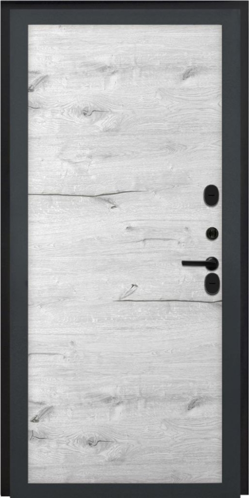 Входная дверь ДвериПРО Д-68 Без фрезеровки Дуб арктик горизонт DPRO196719 внутренняя сторона