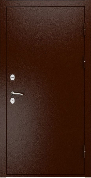 Входная дверь L Термо СБ-1 (ст. белое, 16мм, венге) внешняя сторона